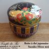 Boîte à thé japonaise 100 g  Suzuko Hitoe noire