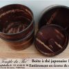 Boîte à thé traditionnelle japonaise : Kabazaiku en écorce de cerisier 150 g
