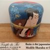 Boîte à thé japonaise 100 g Geisha et Sharaku