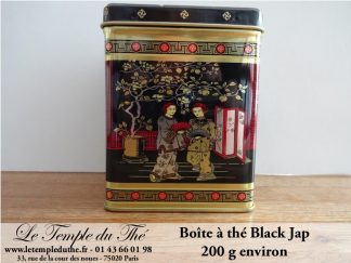 Boîte à thé 200 g Black Jap