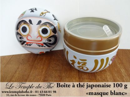 Boîte à thé japonaise libellules noires 75 g