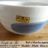 Bol à Matcha japonais bleu et blanc Efude – Image 2