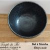 Bol à Matcha japonais Onyx noir