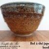 Bol à thé japonais en céramique bord bleu – Image 4