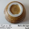 Bol à thé japonais en céramique bord bleu – Image 5