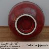 Bol du Japon rouge tacheté noir – Image 3