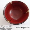Bol du Japon rouge tacheté noir – Image 2