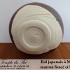 Bol à Matcha du Japon marron foncé et blanc – Image 5