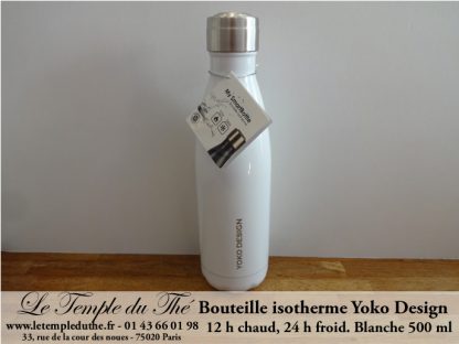 Bouteille isotherme 500 ml blanche