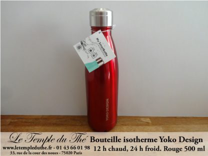 Bouteille isotherme 500 ml rouge