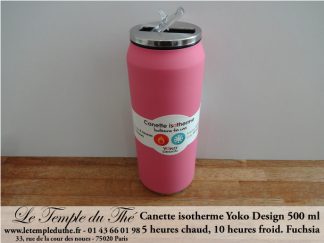 Canette isotherme fuchsia 500 ml