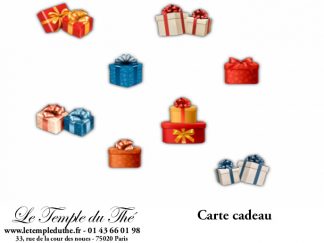 Carte cadeau Thé