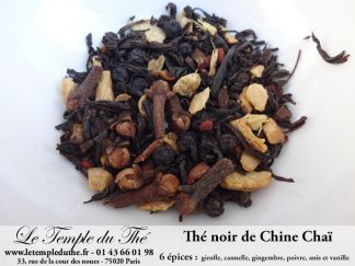 Thé noir de Chine Chaï aux 6 épices. MY NATURALS