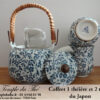 Service japonais 1 théière et 2 tasses
