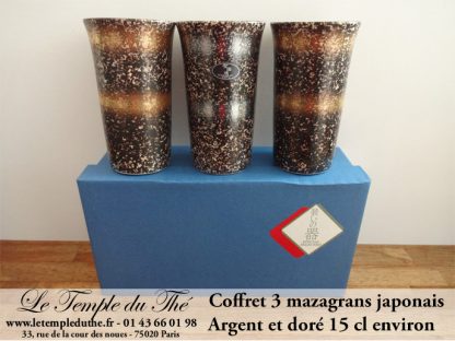 Coffret 3 mazagrans japonais