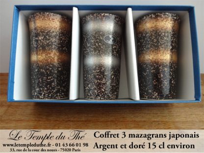 Coffret 3 mazagrans japonais