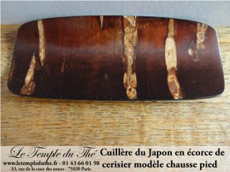 Cuillère japonaise en écorce de cerisier (chausse pied)