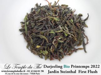 Darjeeling Bio printemps 2022 Jardin Steinthal. FF (first flush) SFTGFOP1