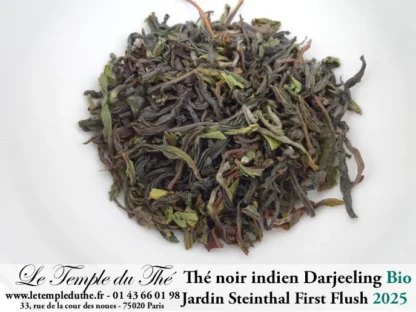 Darjeeling Jardin Steinthal bio première récolte printemps 2025