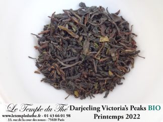 Darjeeling Jardin Victoria's Peak bio première récolte printemps 2022