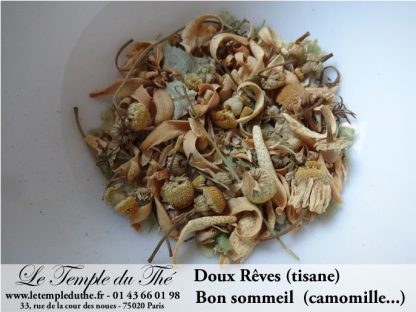 Doux rêves (camomille, tilleul, fleurs d'oranger)