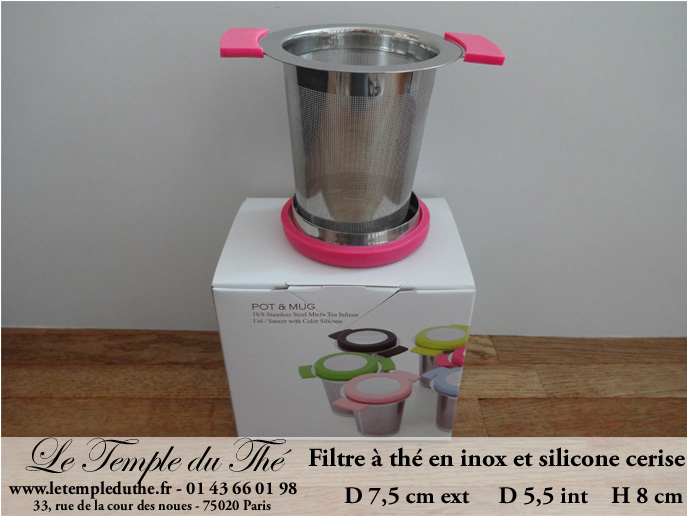 Tisanière et son couvercle avec filtre inox 325 ml - FAYE