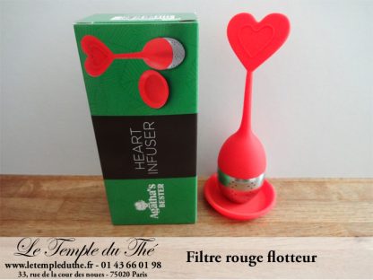 Filtre à thé rouge flotteur