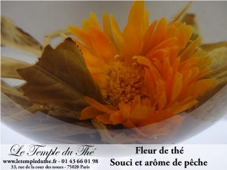 Fleur de thé avec arôme de pêche et fleur de souci