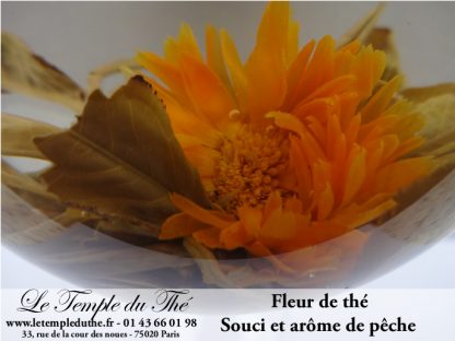 Fleur de thé avec arôme de pêche et fleur de souci