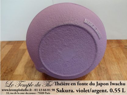 Théière en fonte Arare IWACHU du Japon 1.15 L marron doré