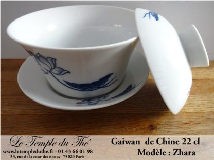 Gaiwan en porcelaine de Chine Modèle Zahra