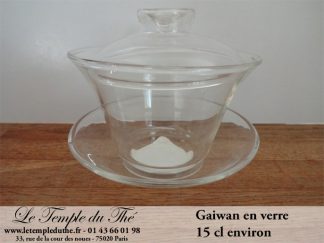 Gaiwan en verre 15 cl environ