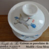 Gaiwan en porcelaine de Chine Grue bleue – Image 2