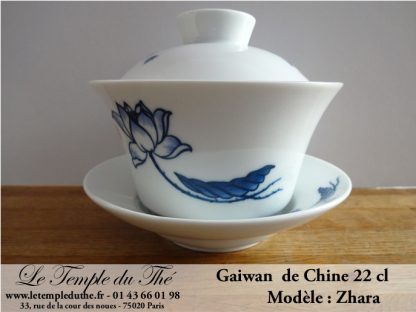 Gaiwan en porcelaine de Chine Modèle Zahra
