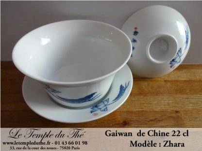 Gaiwan en porcelaine de Chine Modèle Zahra