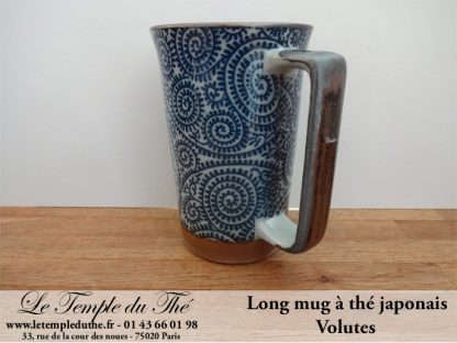 Long mug du Japon en céramique 35 cl Volutes