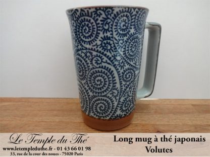 Long mug du Japon en céramique 35 cl Volutes