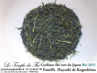 Thé vert du Japon Gyokuro BIO petits producteurs 2021 prix pour 50 g