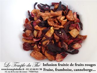 Infusion fruitée de fruits rouges