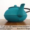 Théière Arare IWACHU Japon 0.5 L turquoise – Image 5