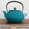 Théière Arare IWACHU Japon 0.5 L turquoise – Image 4