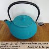 Théière Arare IWACHU Japon 0.5 L turquoise – Image 3