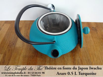 Théière Arare IWACHU Japon 0.5 L turquoise