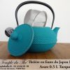 Théière Arare IWACHU Japon 0.5 L turquoise