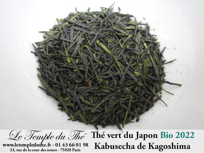 Kabusecha Bio de Kagoshima 2022 thé vert japonais ombragé