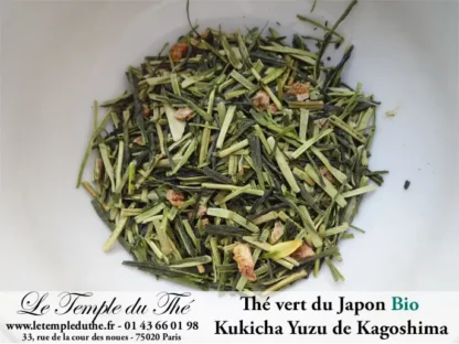 Thé vert BIO du Japon Kukicha Yuzu