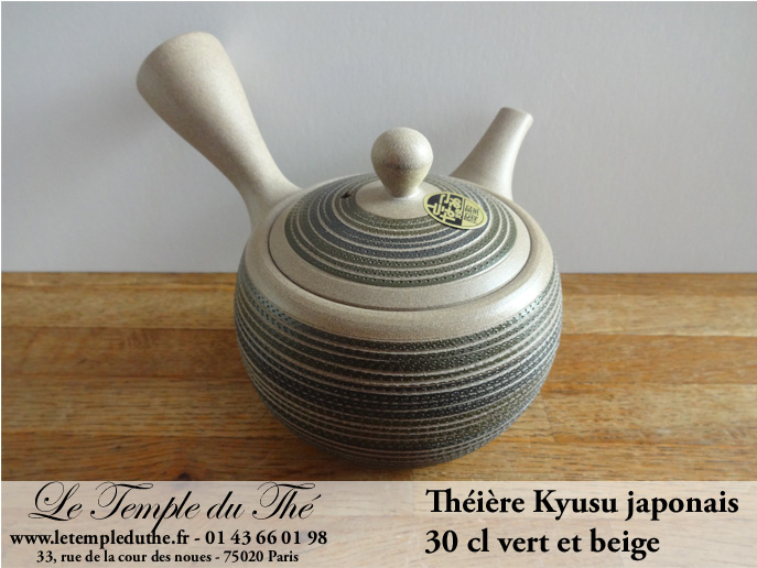 Théière Japonaise en céramique noire ou verte