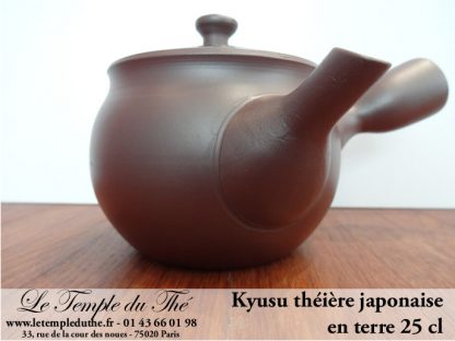 Théière du Japon Kyusu marron 25 cl