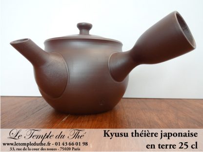 Théière du Japon Kyusu marron 25 cl