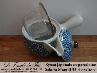 Kyusu en porcelaine 35 cl environ Sakura Momiji
